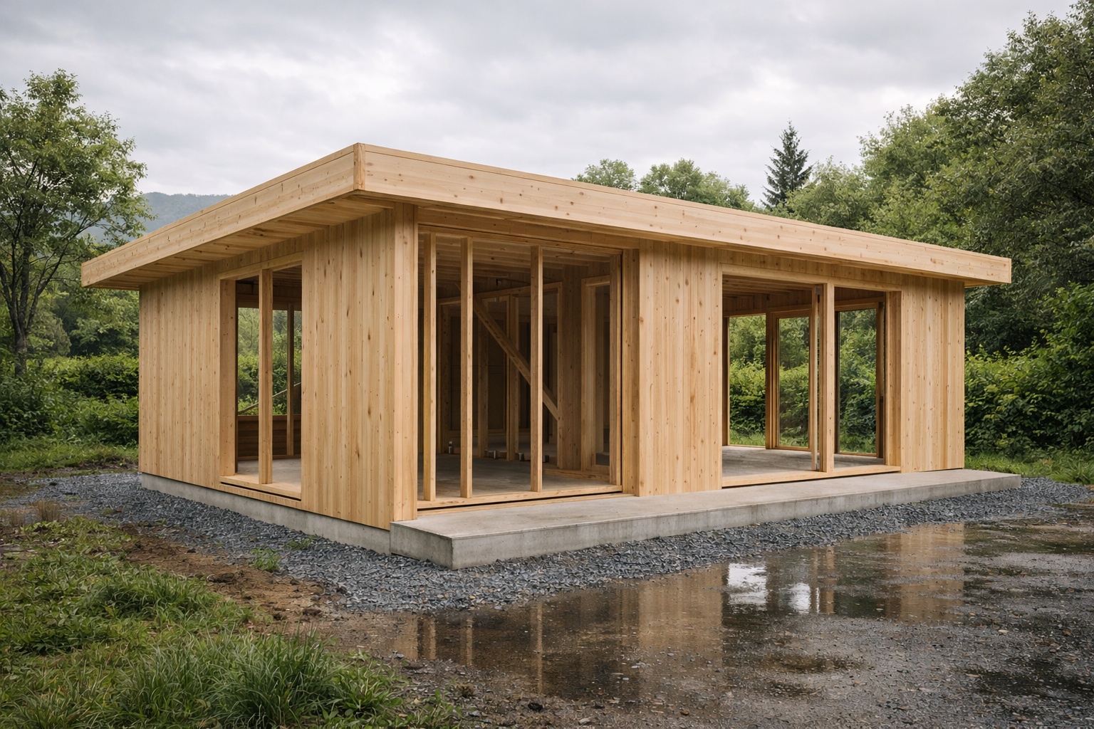 Estructuras y casas de madera