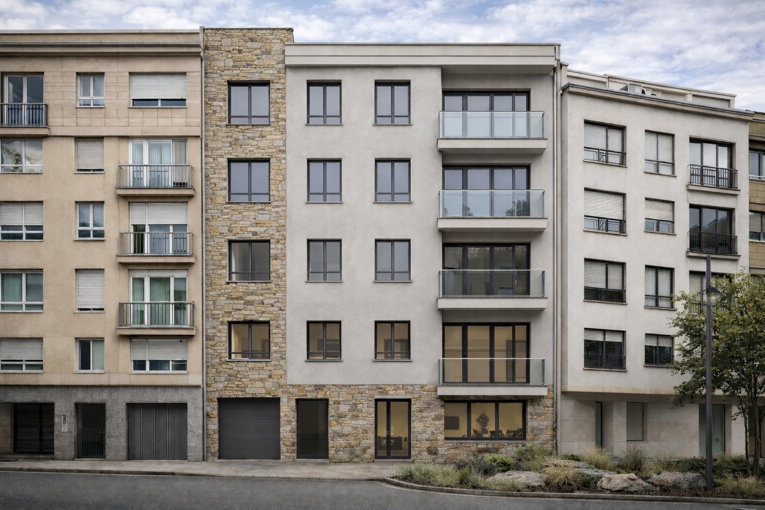 Rehabilitación de fachada urbana en Vigo (projectsDetail.imageN)