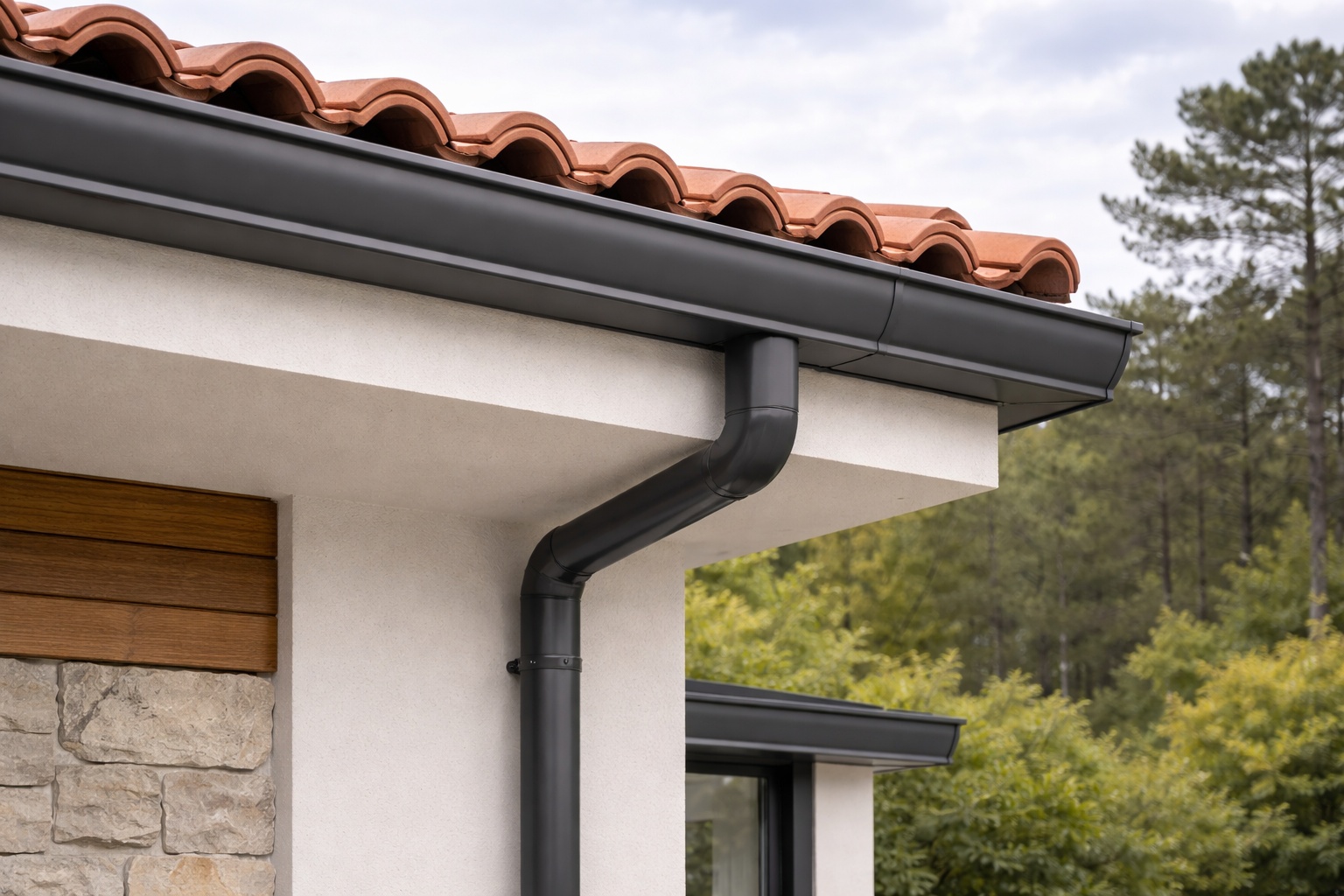 Instalación de canalones