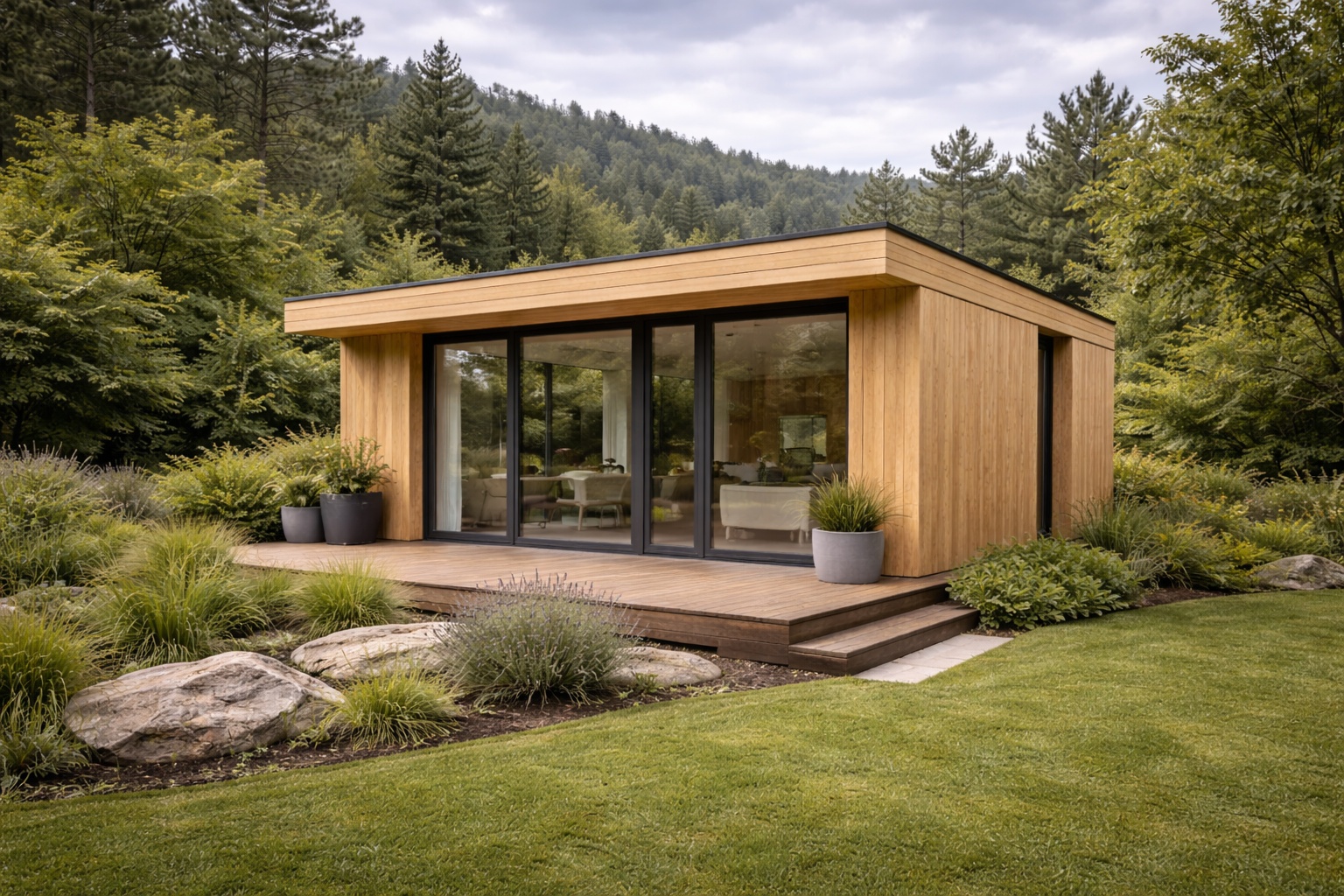 Casa de madera moderna